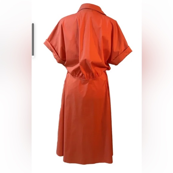 Ralph Lauren Black Label woman’s Circular Red dress Size L Made In Italy - Picture 5 of 9